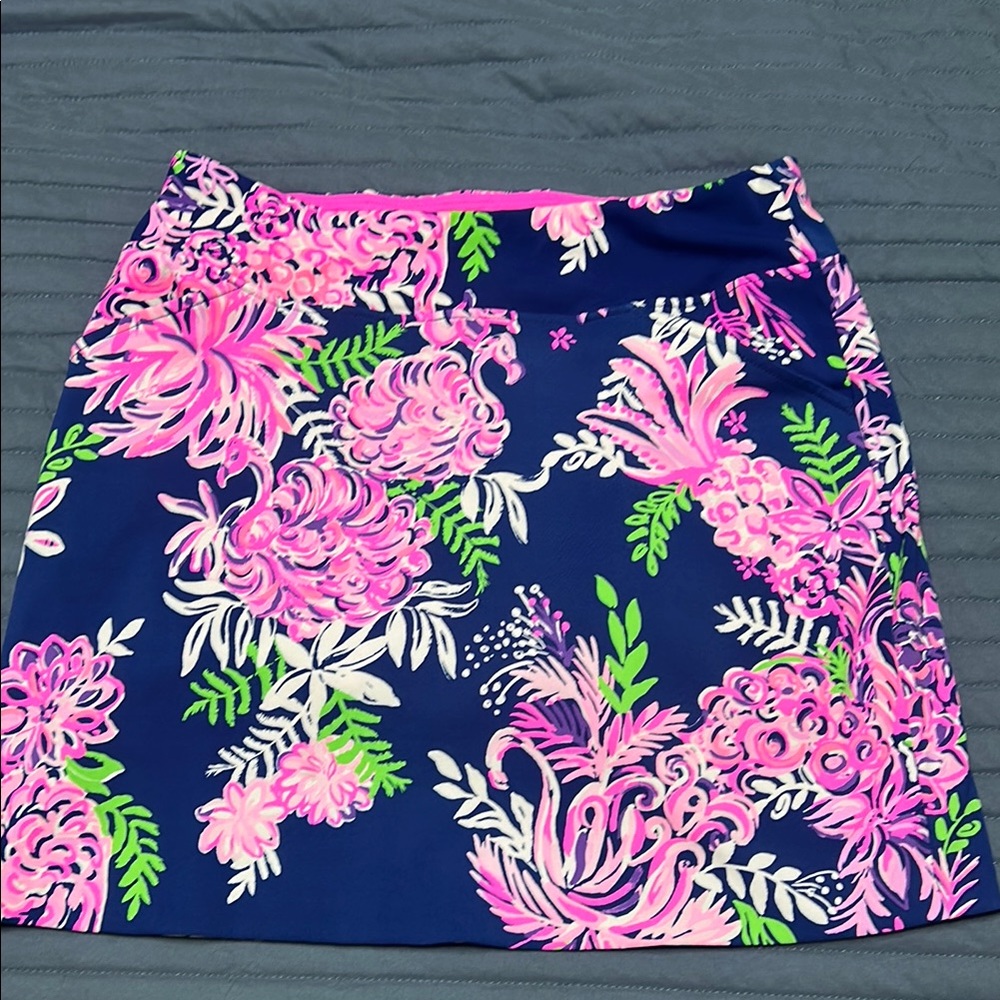 Lilly Pulitzer Pink and blue luxletic skort